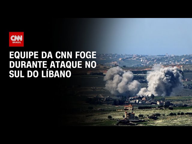 Guerra no Oriente Médio: Equipe da CNN foge durante ataque em Beirute | CNN NOVO DIA