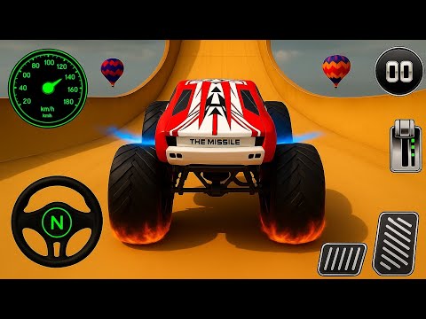 Monster Truck Mega Ramp Impossible Driver - Monster Truck Mega Ramp Racing - Android Gameplay 