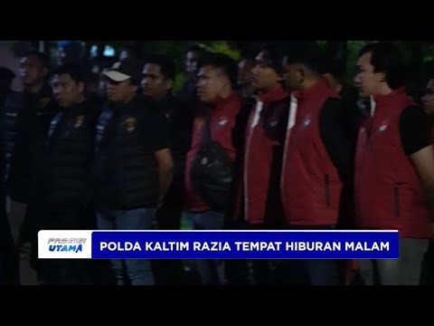 POLDA KALTIM RAZIA  2 TEMPAT HIBURAN MALAM