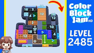 Solution du Niveau 2485 de Color Block Jam