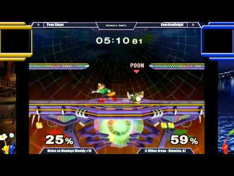 Poonslayer (Fox) vs. GuardianKnight (Fox) - Melee on Mondays Weekly #10 @ Hitbox Arena