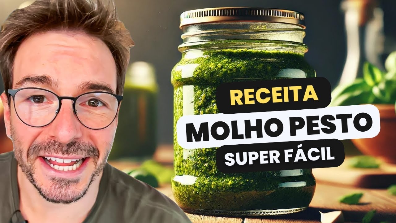 NÃO TEM COMO ERRAR ESSA RECEITA DE MOLHO PESTO FÁCIL | Betto Auge