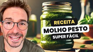 NÃO TEM COMO ERRAR ESSA RECEITA DE MOLHO PESTO FÁCIL | Betto Auge