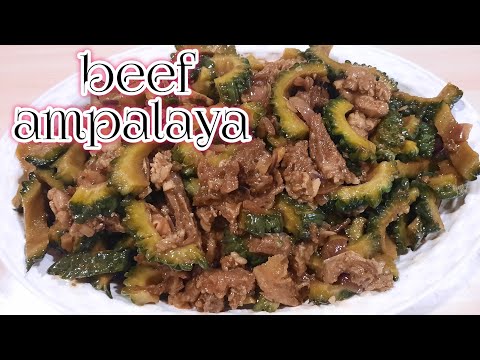 beef ampalaya with oyster sauce | panlasang pinoy