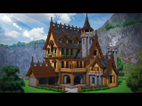 Minecraft: How To Build A Medieval Mansion | Tutorial