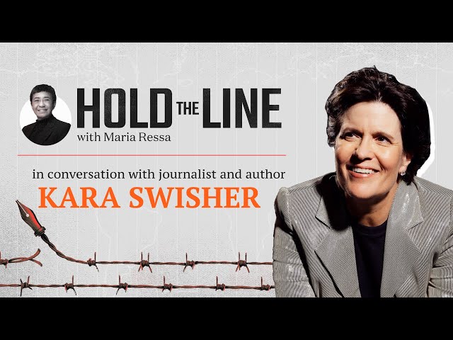 #HoldTheLine: Maria Ressa talks to Kara Swisher