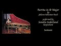 Partita I in B-flat Major by J. S. Bach performed by Sandra Soderlund