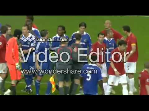 Chelsea vs Manchester United Fight 2008