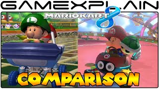 Mario Kart 8: Baby Park GCN Head-to-Head Comparison (Wii U vs. GameCube)