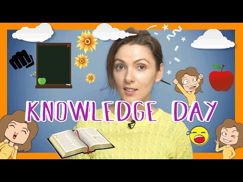 Russian KNOWLEDGE DAY words with Katya