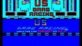 REVIEW OF U.S. DRAG RACING (BBC/ELECTRON, TYNESOFT, 1986)