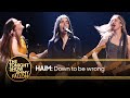 HAIM Down To Be Wrong The Tonight Show Starring Jimmy Fallon