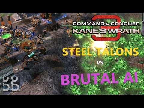 Command & Conquer 3: Kane's Wrath | Steel Talons vs Brutal AI