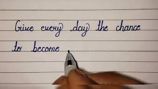 Beginners Handwriting practice | Learn Cursive writing | #handwriting