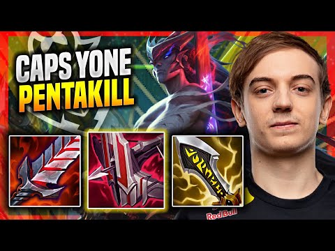 CAPS GETS PENTAKILL WITH YONE! - G2 Caps Plays Yone MID vs Twisted Fate! | Season 11