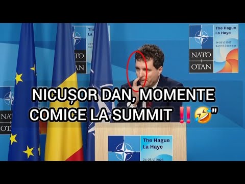 NICUȘOR DAN, MOMENTE COMICE LA SUMMIT ‼️🤣