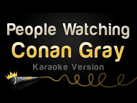 Conan Gray - People Watching (Karaoke Version)