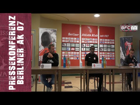 3.Spieltag - Regionalliga Nordost - Berliner AK 07 - BFC Dynamo 1:3 - 30.08.2020 - PK