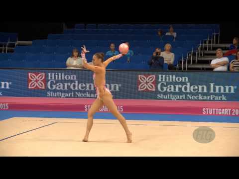 Alexandra PISCUPESCU (ROU) 2015 Rhythmic Worlds Stuttgart - Qualifications Ball