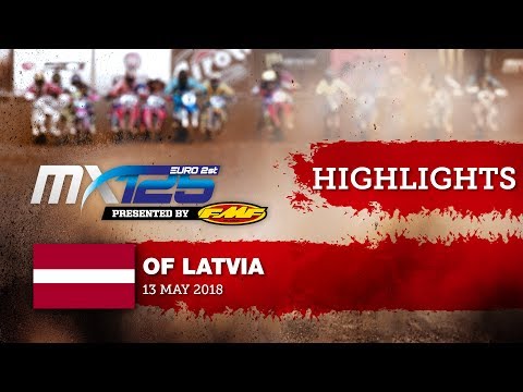 EMX125 Presented by FMF Racing Race1 Highlights - Round of Latvia 2018 #motocross