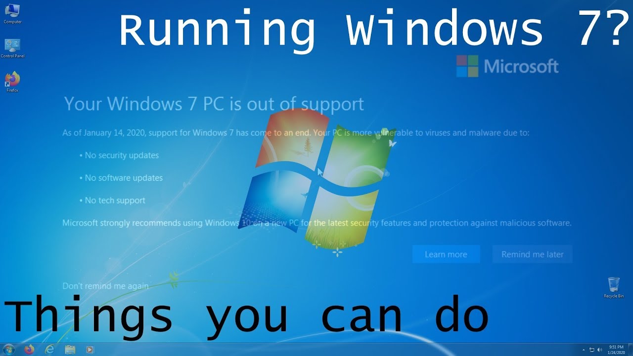 Still running Windows 7? Here's what you can do