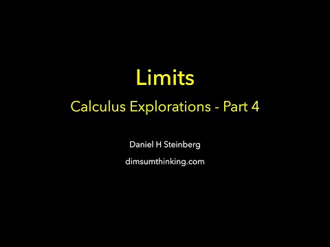 Limits - Calculus Explorations Part 4 thumbnail