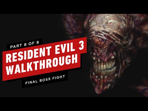 Resident Evil 3 Walkthrough - Final Boss Fight (Part 8)