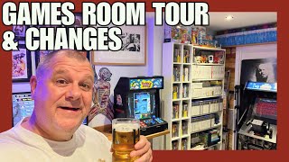 Retro Games Room Tour 2025 🍺 + Big Channel Updates!