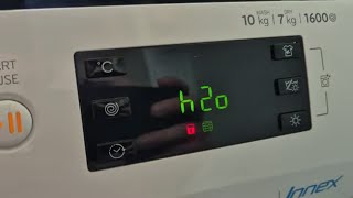 Indesit Innex Washer Dryer How To Fix ERROR H2O Easy