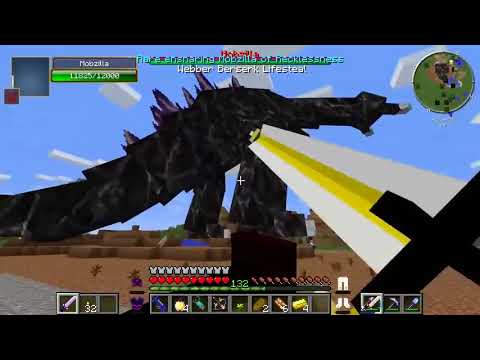 Minecraft CUSTOM MOD TRIPLE POWER MOBZILLA MISSION