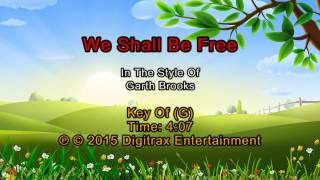 Garth Brooks - We Shall Be Free (Backing Track)