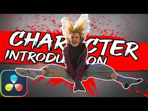 Character Introduction Freeze Effect In Davinci Resolve 19