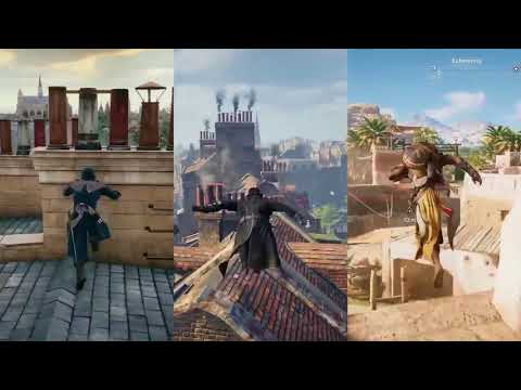 Assassin's Creed Origins vs Syndicate vs Unity (Side to Side Comparison)