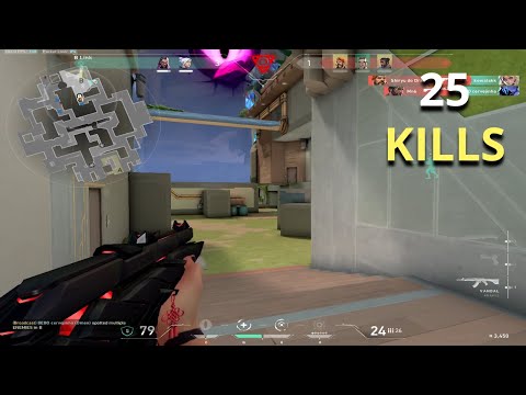 Valorant - 25 Kills As Reyna Abyss Full Gameplay (No Commentary)