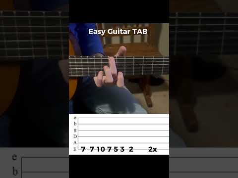 Easy Guitar Riff 🎸| Seven Nation Army Guitar