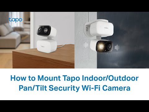 How to Mount Indoor/Outdoor Pan/Tilt Security Wi-Fi Camera (Tapo C206/C216/TCW30) | TP-Link