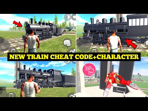 Finally New Train Cheat Code in Indian Bike Driving 3D 🤯🔥| New Custom Characters Mode |Harsh in Game