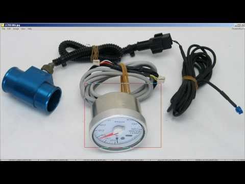 Defi gauge water temperature + adapter