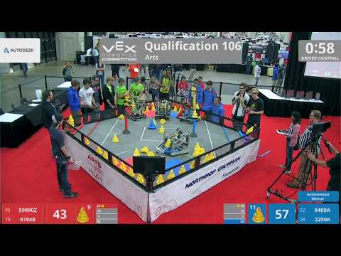 2018 VRC Arts Q106 - 59990Z 9784B vs 9409A 2250K - 80 to 105