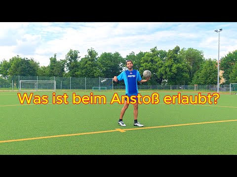 Was darf man beim Anstoß machen? Tor/Eigentor schießen? Wo stehen? /Tutorial /Fußballregeln