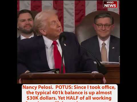 Trump's 2026 State of the Union: Did Nancy Pelosi stand up? Somali pirates VP: halt Medicaid funding