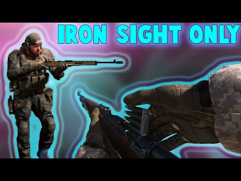 You NEED to Try This For SNIPING on MW (IRON SIGHT ONLY)