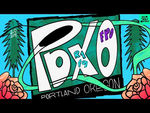 2024 Portland Open | FPO R1F9 | Korver, Cox, Scoggins, Hansen | Jomez Disc Golf