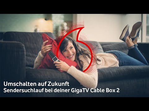 Vodafone TV: GigaTV Cable Box 2 Sendersuchlauf