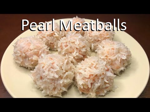 How to make DIM SUM Pearl Meatballs!