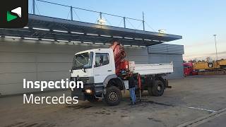 Camion-benne Mercedes-Benz Atego 1823 4X4 Ferrari 710 A4 Crane Kran 4x4 Full Steel Manual g | Image 4 - Autoline