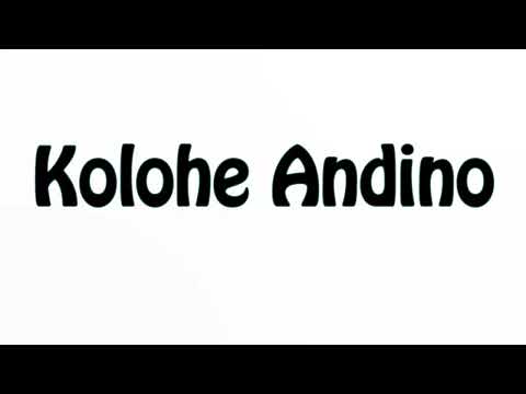 Learn How To Pronounce Kolohe Andino