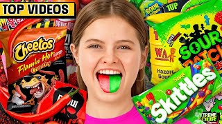 Craziest Challenges with Food in 48 Hours! | Jordan Matter