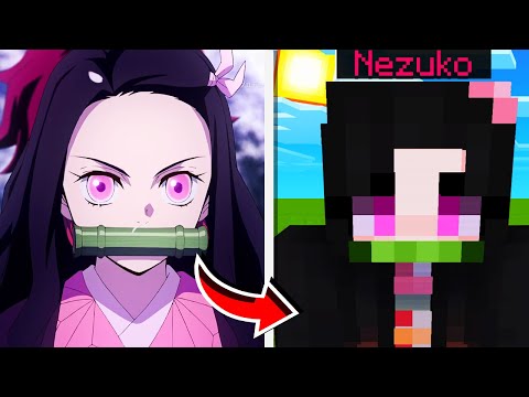 Mr. Plug - Minecraft Demon Slayer as Kamado Nezuko