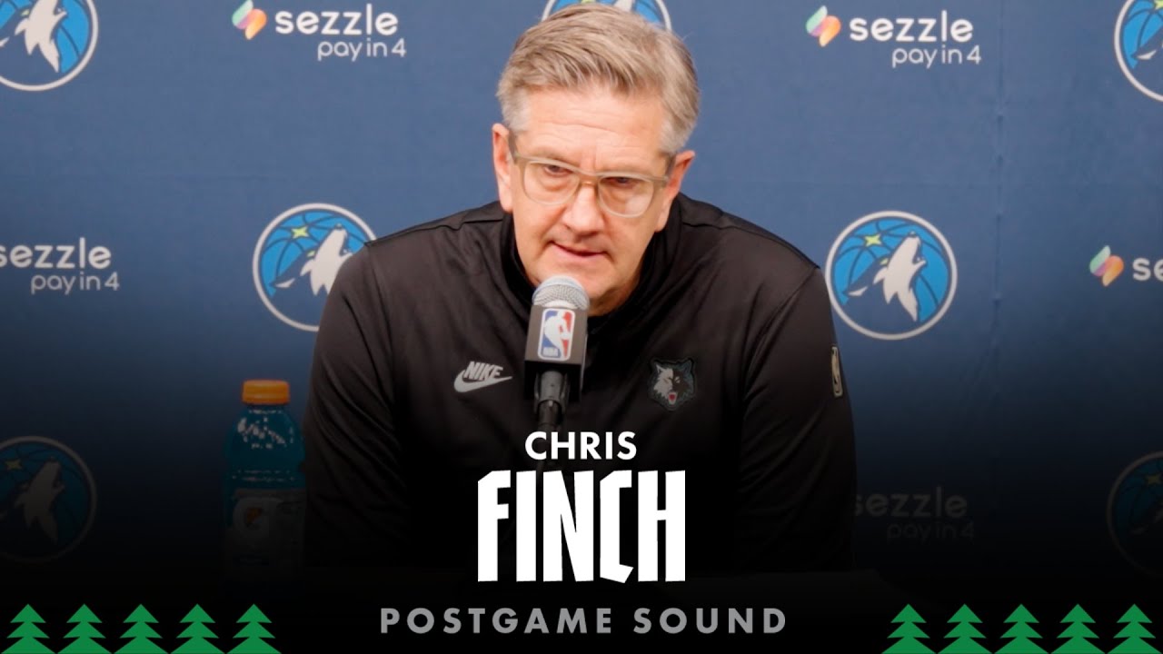 “A Lot Of People Stepped Up Tonight.” | Chris Finch Postgame Sound | 12.14.25